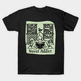 Novel Addict reads all the books T-Shirt